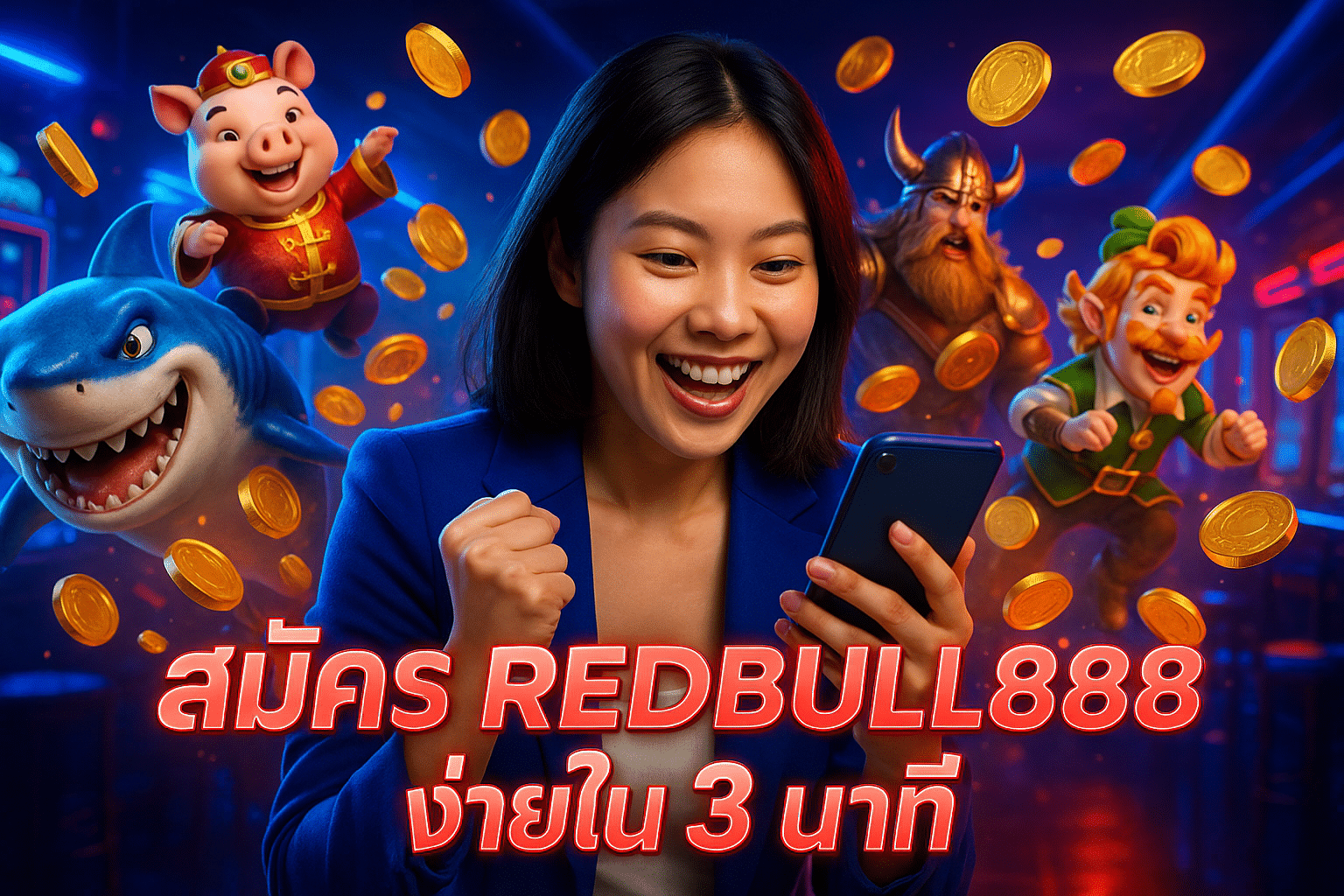 สมัคร REDBULL888 ง่ายใน 3 นาที