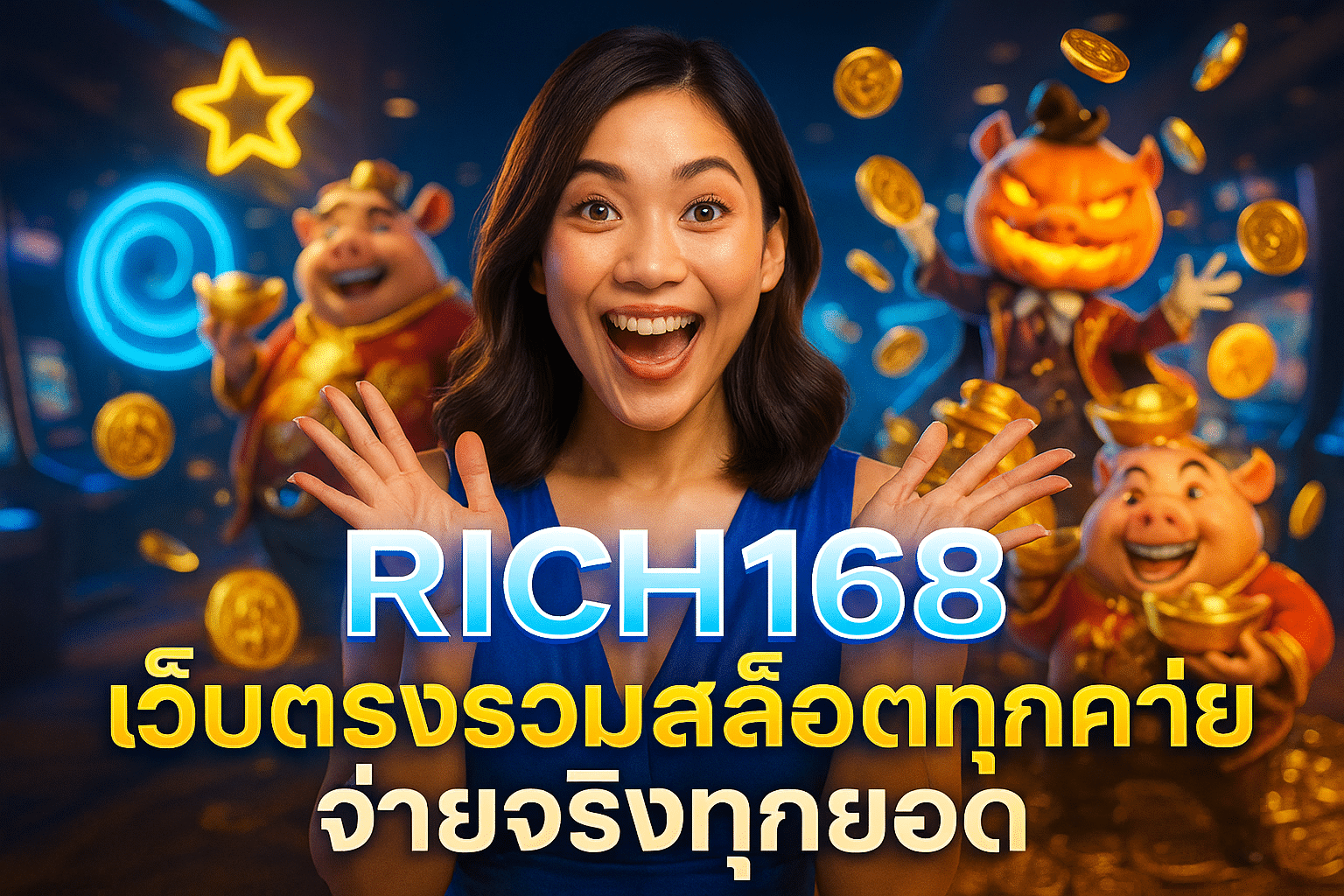 RICH168 เว็บตรงรวมสล็อตทุกค่าย จ่ายจริงทุกยอด
